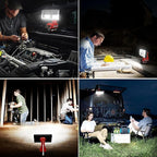 50W 4200LM Cordless LED Work Light for Milwaukee M18 18V Battery Portable Flood Lights for Outdoor Indoor Workshop Job Site, Floodlight & Spotlight Modes/Pivoting Head/USB Port(No Battery)