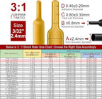 Chanzon 3:1 Ratio 3/32" (2.4mm) Heat Shrink Tubing - Marine Grade Waterproof Adhesive Lined - 8Ft Roll (2.5M Total Length) Yellow Polyolefin Sleeving Wrap Shrinking 3 to 1 Ratio 1pcs