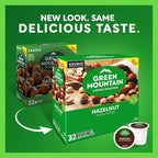 Green Mountain Coffee Roasters Hazelnut Keurig Single-Serve K-Cup Pods, Light Roast Coffee, 32 Count