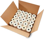 (25 Rolls) 3'' x 95' White/Canary 2 Ply Carbonless Kitchen Printer Paper Cash Register Receipt Rolls for SP2000, UP389, 480, 220, 250, 900, 07901, 07706