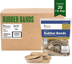 Upgrade Rubber Bands, Size 105, 1 lb Bags, 20-Pack Case, Made in USA