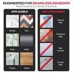 GripBond Clear Double Sided Tape, 4 Rolls (18.3 Ft), 1.2”x220” – Clear Mounting Tape for Hanging Picture, Poster, Carpet, Photo Decorations - Nano Adhesive for Home, Office, Indoor & Outdoor Use