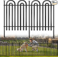 Decorative Garden Fence, 15 Panels No Dig Fence, 32 in(H) x 36.25 ft(L) Animal Barrier for Dogs Rabbits, Rustproof Metal Arched Decorative Garden Fences for Flower Bed, Outdoor, Yard, Patio
