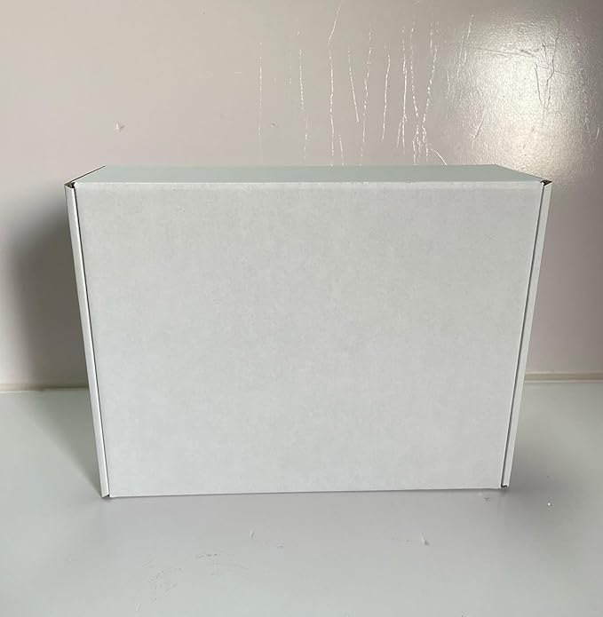 12x9x4 Shipping Boxes Set of 20, White Small Corrugated Cardboard Box, Mailer Box