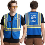 A-KSAFETY Custom High Visibility Reflective Safety Vest with logo