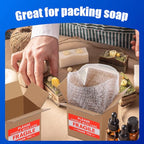 TaoBary 50 Set 4 x 4 x 4 Shipping Boxes for Small Business with Bubble Cushioning Wrap Fragile Packing Label Stickers Candle Small Mail Box Corrugated for Electronics Mug Gift Christmas