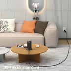 Surge Protector Power Strip 10 FT Cord, PD 20W USB C Power Strip Tower with Night Light, Extension Cord with Multiple Outlets with 4 USB Ports(2A+2C), PASSUS Charging Station Home Office Essentials