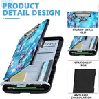 Pattern Design Clipboard with Storage - Heavy Duty Legal Size Clipboard, Ideal for Teachers, Nurses, Office Workers, Contractors, and Kids - 9.5 x 14.2 Inch (Dream Butterfly)