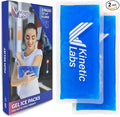 Reusable Gel Ice Packs for Injuries by Kinetic Labs (2 Pack) - Hot Cold Packs for Injuries 12" x 6" - Flexible Ice Packs for Back Head Knee Shoulder Neck Ankle Elbow Feet Headaches Surgery (X-Large)