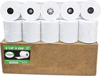Phenol Free Thermal Paper (10 Rolls - 48 GSM) 3 1/8 x 230 Receipt Rolls fits all Clover POS Cash Register Printers, Star Micronics SCP700 TSP100 TSP300 TSP400 (BPA & BPS Free) from BuyRegisterRolls