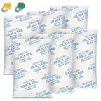 Moisture Absorbers – 100 Gram 40 Packs Silica Gel Packets Food Grade Silica Packets with Color Indicating, Premium Desiccant Packs for Food, Electronics, Closet, Jewelry and Safe Storage