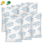 Moisture Absorbers – 100 Gram 16 Packs Silica Gel Packets Food Grade Silica Packets with Color Indicating, Premium Desiccant Packs for Food, Electronics, Closet, Jewelry and Safe Storage