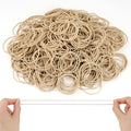 700 Pcs Rubber Bands, Size #16 Reusable Elastic Rubber Band for Office Supplies File Folders, Home Packaging, Crafts DIY Bundling, Multipurpose (Beige)