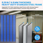 100 Drawers Bolt and Nut Tool Storage Cabinet with Shelves & Labels - Part Cabinet Bolt Bin Cabinets, Alloy Steel Tool Hardware Storage for Hardware Organization Small Items and Parts (100 Drawers)