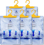Dry & Dry 5 Packs [Net 7 Oz/Pack] Moisture Absorbers Dehumidifiers for Home Dehumidifier for Basement for Bedroom Small Dehumidifiers - Moisture Absorbers