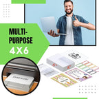JETZAP Pre-Cut 4x6 Shipping Labels | Work on Most Inkjet and Laser Printers | Just Load & Print | USPS UPS FedEx for Home Printers | 500 Pack