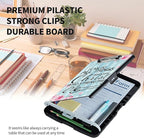 Clipboard with Storage High Capacity Plastic Nursing Clipboards with Pen Holder File Folder Storage Box Clipboard with Heavy Duty Clips for Teacher,Doctor,Offices-Bible Verses Philippians 4-13