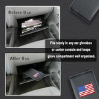 Car Insurance and Registration Card Holder | for BMW Ford Tesla Cadillac All Cars | Store Cards, ID License & Essential Documents | Premium Leather with Magnetic Closure