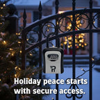 RUDY RUN Key Lock Box for Outside - Realtor Lockbox for House Keys Outdoor - Combination Key Hiders to Hide a Key Safe Storage