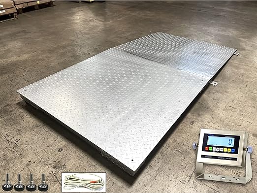 Liberty Scales SL-4x4-Galvanized NTEP (Legal for Trade) Heavy Duty Industrial Floor Scale 48" x 48"