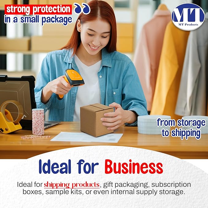 MT Products Sturdy Kraft Corrugated Cardboard Small Shipping Boxes and Mailing boxes for shipping - Size: 4" x 4" x 4" Cube sized (15 Pieces) - Made in the USA