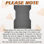 TripleAliners Truck Bed Mat Compatible with 2005-2023 Toyota Tacoma Accessories 6FT Vehicle Perfectly Flush All Weather Protection TPE Heavy Duty Pickup Car Bed Cargo Mat