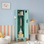 Metal Kids Locker,Metal Cabinet Storage Lockers,Lockable for Employees with Door,54" Height Steel Locker,Lockable Steel Locker for Children's Room, Playroom, School,Gym