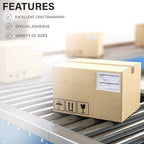 MT Products Blank Envelope Shipping Label Sleeves - 4" x 6" Packing Slip Pouches for Shipment/Return - Pack of 100