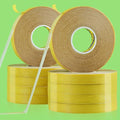 10Pack Double Sided Tape Heavy Duty, 0.59" x 66FT (660FT Total), Super Sticky Resistente Clear Tape, Universal High Tack Strong Wall Adhesive with Fiberglass Mesh,Easy Use Mounting Tape