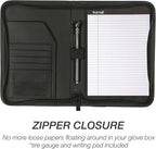 Samsill Car Registration and Insurance Holder, Owner's Maunal Glove Box Organizer, 7.25 x 10 inches, Car Document Holder, Black