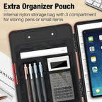 Sooez Toughest Clipboard with Storage, Internal Pen Pouch Included, Letter/ A4 Size, Shockproof Heavy Duty Plastic Clip Boards 8.5x11”, High Capacity Clipboards Box Case for Contractor Trucker Driver