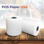 3 1/8" x 81' Thermal Paper (50 Rolls/Case) - BPA Free