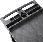 Dryser Utility Cart with Wheels, 46" x 25" Heavy Duty 550 lb. Capacity with Shelves - 2 Tier Rolling Cart with Two 5" Swivel Casters for Warehouse, Garage, Cleaning