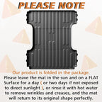 TripleAliners Truck Bed Mat Compatible with 2019-2024 2025 2026 Ram 1500 Accessories 6'4" Vehicle Perfectly Flush All Weather Protection TPE Heavy Duty Pickup Car Bed Cargo Mat