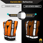 KwikSafety - Charlotte, NC - GODFATHER Safety Vest [CUSHIONED COLLAR + TABLET POCKET] ANSI OSHA