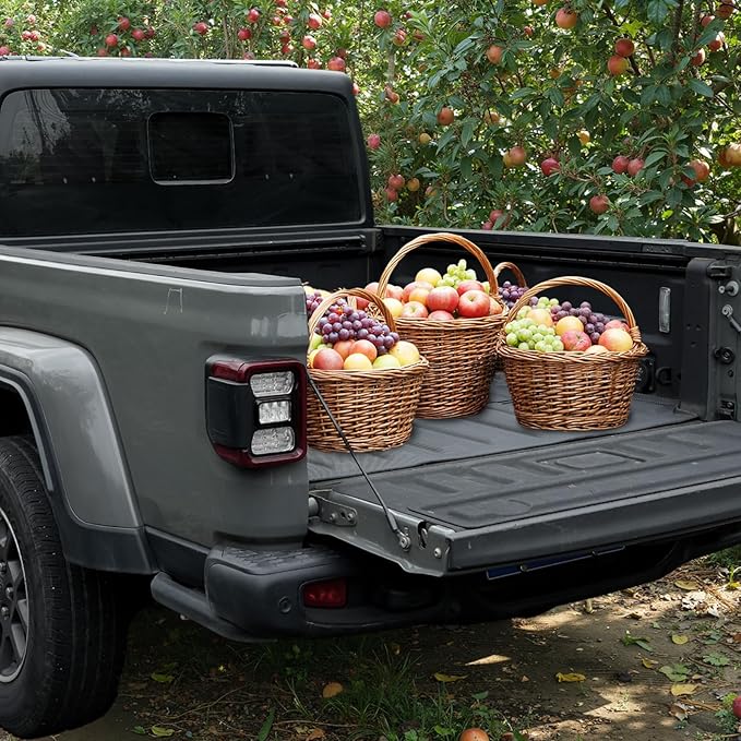 Truck Bed Mat 5FT for Jeep Gladiator JT 2026 2025 2024 2023 2022 2021 2020, All Weather TPE Heavy Duty Truck Mat Rear Bed Liner Cargo Mat for 2025 Jeep Gladiator Accessories