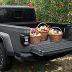 Truck Bed Mat 5FT for Jeep Gladiator JT 2026 2025 2024 2023 2022 2021 2020, All Weather TPE Heavy Duty Truck Mat Rear Bed Liner Cargo Mat for 2025 Jeep Gladiator Accessories