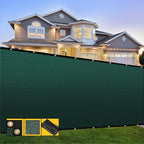 Customized 4' x 232' Green Fence Privacy Screen,with Bindings & Grommets,Heavy Duty for Gardens Backyard Patio Tennis Court Pool Construction Project Outdoor Events,We Make Custom Sizes
