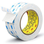 Double Sided Tape 16.5ft,Picture Hanging Strips Heavy Duty Mounting Tape Removable,Foam Tape Waterproof For Scrapbooking Poster Tape, Carpet Tape Rug Gripper,Art & Craft Tape,Adhesive Sticky Tape