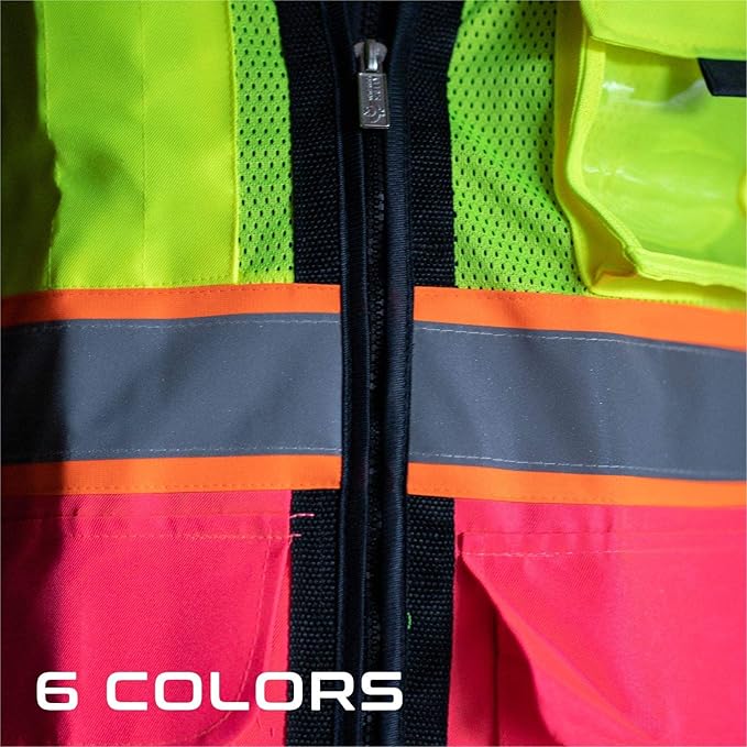 Shine Bright Safety Vest - High Visibility with Reflective Straps and Pockets – Premium, Soft, Durable, and Breathable