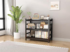 32'' shelving, Garage Metal Shelving Unit, Adjustable, Double-Layer Column with Reinforced Ribs, Heavy-Duty, Capable of Bearing 1800 lbs Suitable for Study,Garage, Warehouse, Kitchen Storage