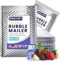100-Pack Insulated Silver Thermal Bubble Mailers 6.5 x 11 - Waterproof Metallic Foil Self-Sealing Padded Envelopes for Cold Shipping, Perishables, Food, Cosmetics, Pharmaceuticals