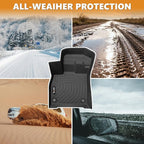 AIPOIL® Floor Mats & Cargo Liner Set for 2022-2025 2026 Lexus NX Hybrid (Include Plug-in) All Weather Protection TPE Anti-Slip Automotive Full Set Custom Car Mats Accessories - Black