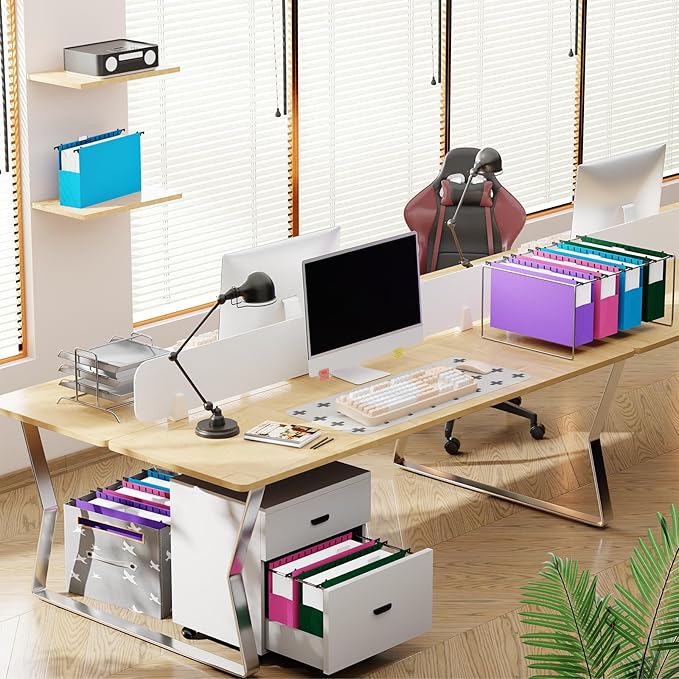 Expandable Legal Size Hanging Folders Extra Capacity,Reinforced 4" Filing Folder Expanding Pocket,6 Pack Plastic Legal Hanging Files for Filing Cabinet,Sturdy Hang Folder with Tabs,Colorful