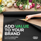 Black Kraft Paper Roll 18" x 2160" (180 feet) with Cutter - USA-Made Wrapping Paper for Packing, Moving, Shipping & Crafts/Arts - 100% Recyclable Natural Craft Material by IDL Packaging