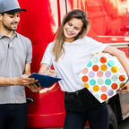 Metronic Poly Mailers 14.5x19 Inch 50pcs Shipping Bags for Clothes,Self Adhesive Shipping Envelopes for Small Business,Waterproof Mailers Poly Bags for Shipping,Packaging Mailing Bags Color Polka Dots
