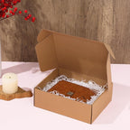Qilery 100 Pcs Shipping Boxes Cardboard Gift Corrugated Cardboard Brown Boxes Mailer Packaging for Mailing Small Business Present (9 x 6 x 4 Inches)