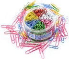 450 Color Paper Clips Assorted Sizes Small, Medium and Large Paper Clips for Paperwork Ideal for Home, School and Office Use (Assorted, Multicolored)
