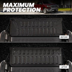 LASFIT Tailgate Mat 2019-2025 2026 for Ram 1500 Standard Tailgate&Power Tailgate-Release(NOT for Classic/Multifunction/Power Tailgate) All Weather TPE Tailgate Protector Liner Replacement Accessories