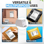 4"x6" Fanfold Direct Thermal Labels Commercial Shipping Label with Perforated line for Thermal Printers, Compatible with Zebra & Rollo Printer (3 Stacks - 6000 Labels)
